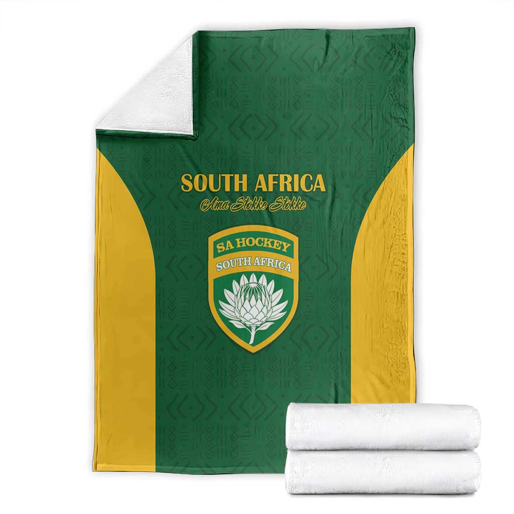 South Africa Hockey Blanket Come On Ama Stokke Stokke - African Pride