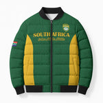 South Africa Hockey Custom Bomber Puffer Jacket Go Ama Stokke Stokke Go