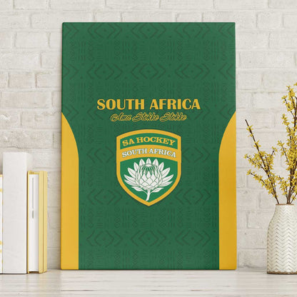 South Africa Hockey Canvas Wall Art Come On Ama Stokke Stokke - African Pride