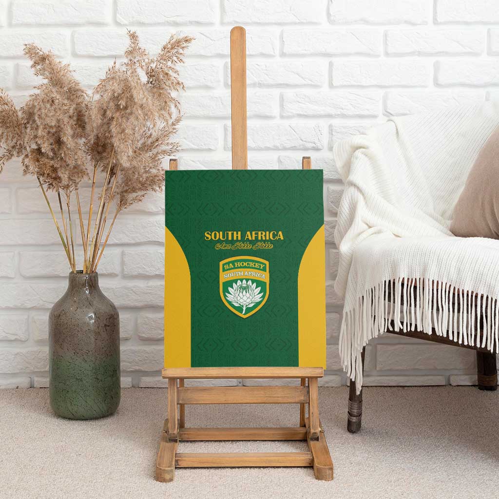 South Africa Hockey Canvas Wall Art Come On Ama Stokke Stokke - African Pride