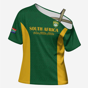 South Africa Hockey Custom Cross Shoulder Shirt Go Ama Stokke Stokke Go