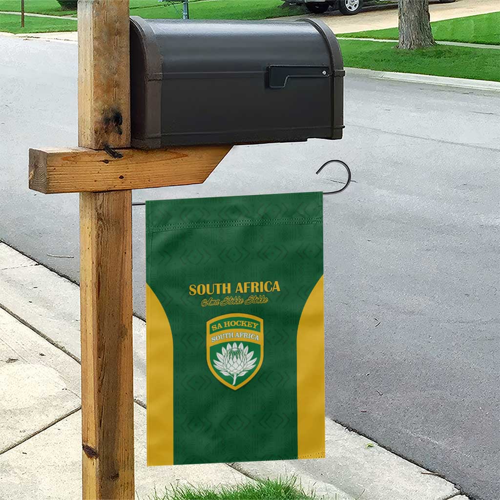 South Africa Hockey Garden Flag Come On Ama Stokke Stokke - African Pride