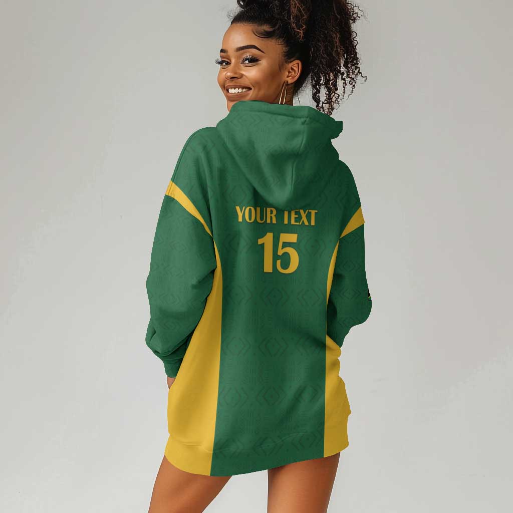 South Africa Hockey Custom Hoodie Dress Come On Ama Stokke Stokke - African Pride