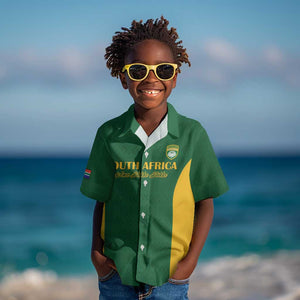 South Africa Hockey Custom Kid Hawaiian Shirt Come On Ama Stokke Stokke - African Pride