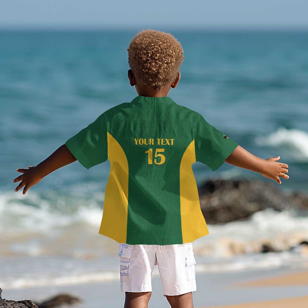 South Africa Hockey Custom Kid Hawaiian Shirt Come On Ama Stokke Stokke - African Pride