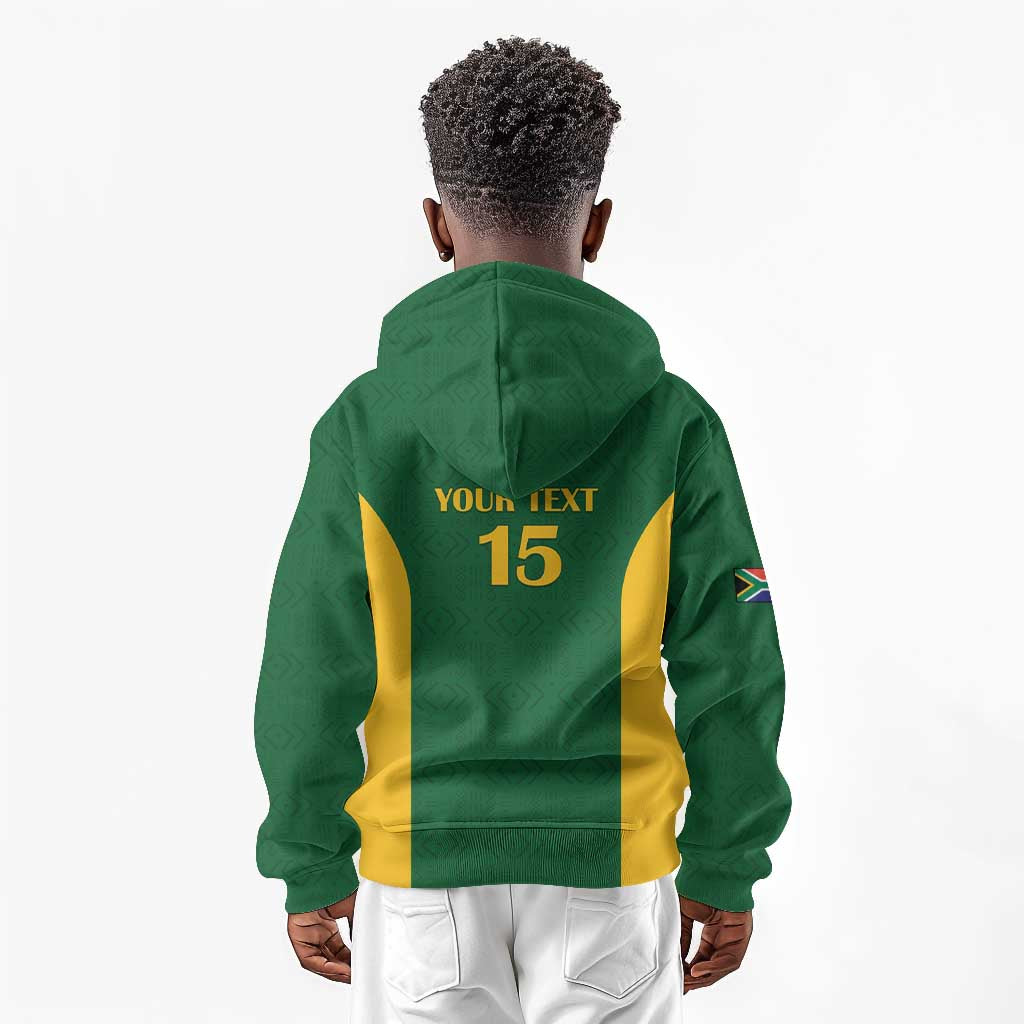 South Africa Hockey Custom Kid Hoodie Come On Ama Stokke Stokke - African Pride