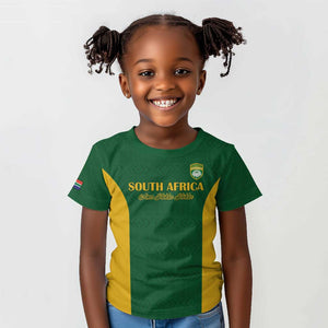 South Africa Hockey Custom Kid T shirt Come On Ama Stokke Stokke - African Pride