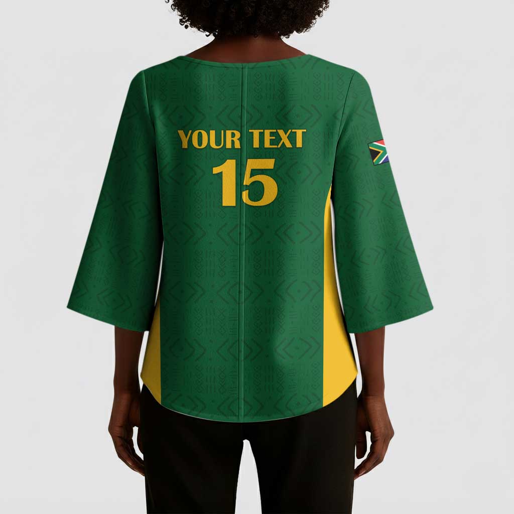South Africa Hockey Custom Kimono Sleeve Blouse Go Ama Stokke Stokke Go