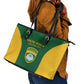 South Africa Hockey Leather Tote Bag Come On Ama Stokke Stokke - African Pride