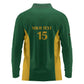 South Africa Hockey Custom Long Sleeve Polo Shirt Come On Ama Stokke Stokke - African Pride