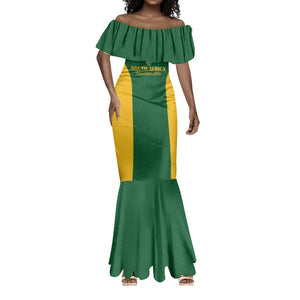 South Africa Hockey Custom Mermaid Dress Come On Ama Stokke Stokke - African Pride