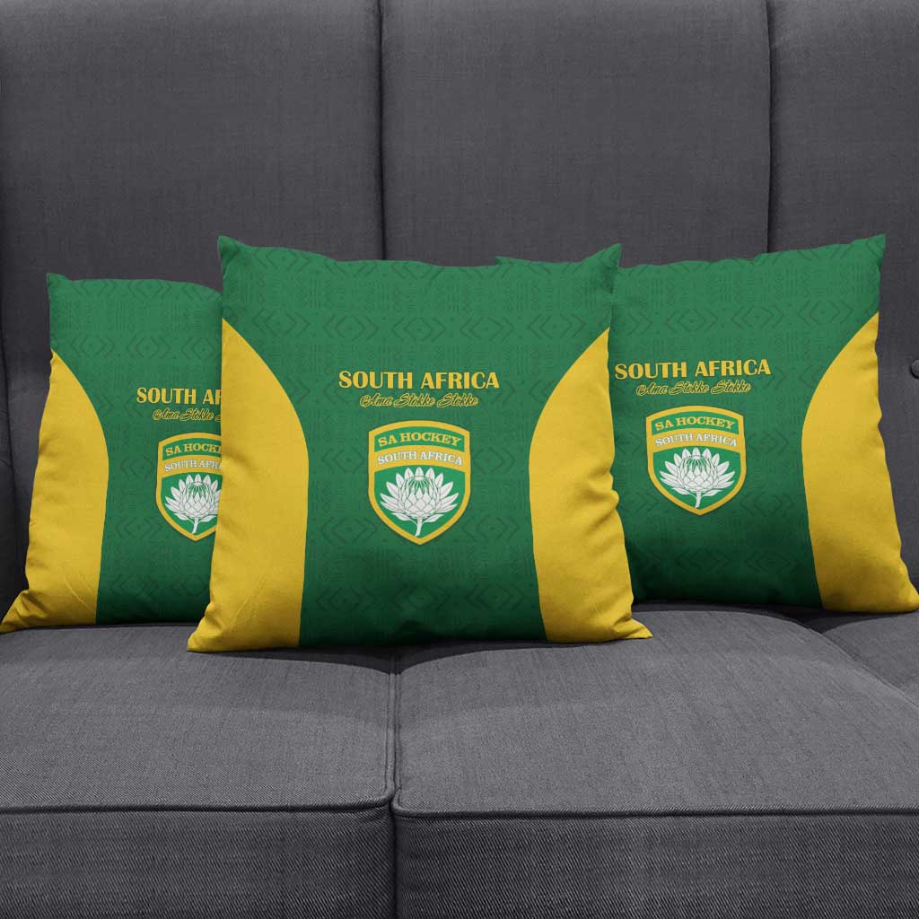 South Africa Hockey Pillow Cover Go Ama Stokke Stokke Go