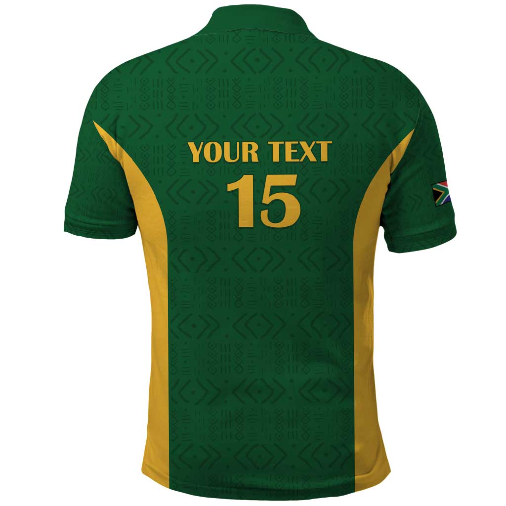South Africa Hockey Custom Polo Shirt Come On Ama Stokke Stokke - African Pride