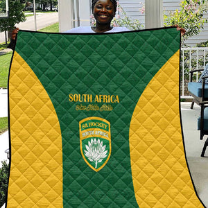 South Africa Hockey Quilt Come On Ama Stokke Stokke - African Pride