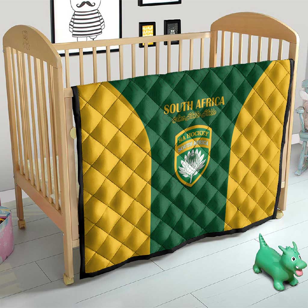 South Africa Hockey Quilt Come On Ama Stokke Stokke - African Pride