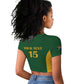 South Africa Hockey Custom Raglan Cropped T shirt Come On Ama Stokke Stokke - African Pride