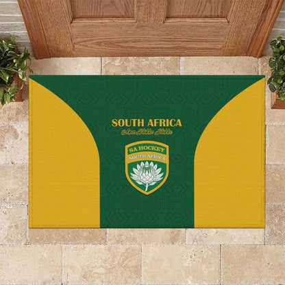 South Africa Hockey Rubber Doormat Come On Ama Stokke Stokke - African Pride