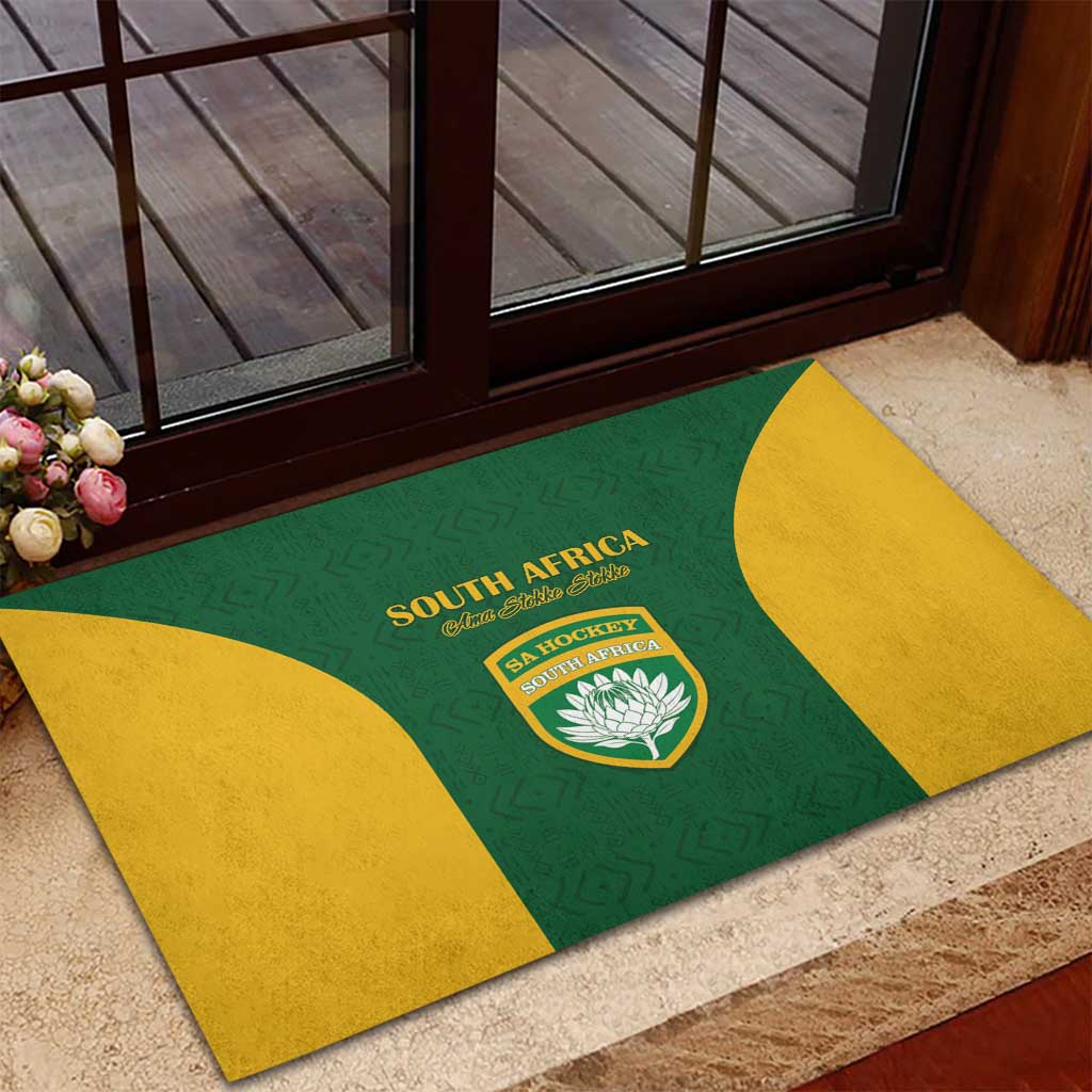 South Africa Hockey Rubber Doormat Come On Ama Stokke Stokke - African Pride