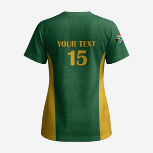South Africa Hockey Custom Scrub Top Come On Ama Stokke Stokke - African Pride