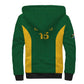 South Africa Hockey Custom Sherpa Hoodie Come On Ama Stokke Stokke - African Pride
