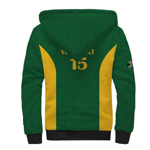 South Africa Hockey Custom Sherpa Hoodie Come On Ama Stokke Stokke - African Pride