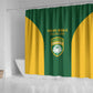 South Africa Hockey Shower Curtain Come On Ama Stokke Stokke - African Pride