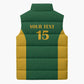 South Africa Hockey Custom Sleeveless Puffer Jacket Go Ama Stokke Stokke Go
