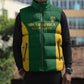 South Africa Hockey Custom Sleeveless Puffer Jacket Go Ama Stokke Stokke Go
