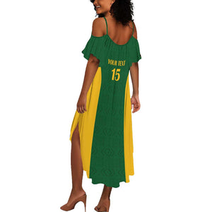 South Africa Hockey Custom Summer Maxi Dress Come On Ama Stokke Stokke - African Pride