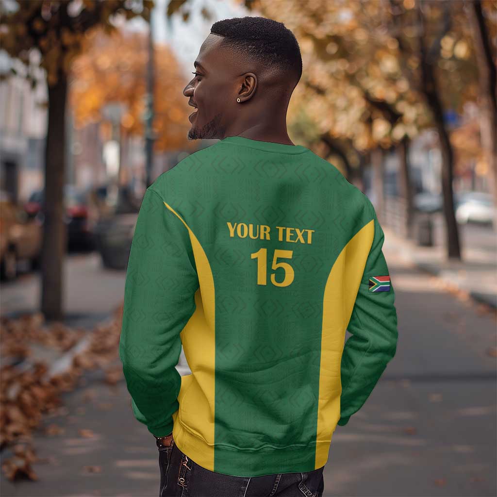 South Africa Hockey Custom Sweatshirt Come On Ama Stokke Stokke - African Pride