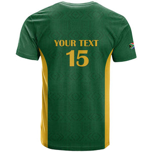 South Africa Hockey Custom T shirt Come On Ama Stokke Stokke - African Pride