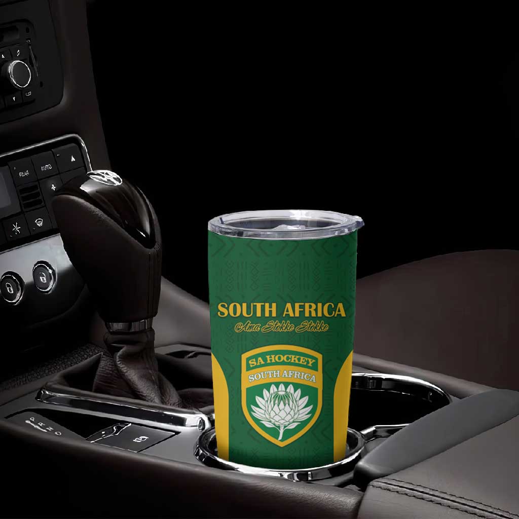 South Africa Hockey Custom Tumbler Cup Come On Ama Stokke Stokke - African Pride