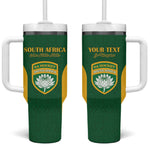 South Africa Hockey Custom Tumbler With Handle Come On Ama Stokke Stokke - African Pride