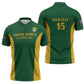 South Africa Hockey Custom Zipper Polo Shirt Go Ama Stokke Stokke Go