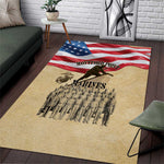 Montford Point Marines Legacy Area Rug First Black U.S. Marines - African Pride