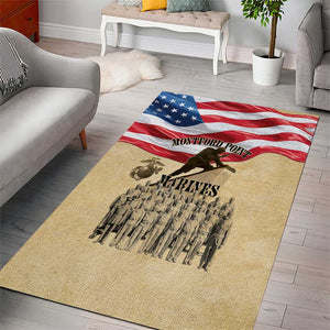 Montford Point Marines Legacy Area Rug First Black U.S. Marines - African Pride