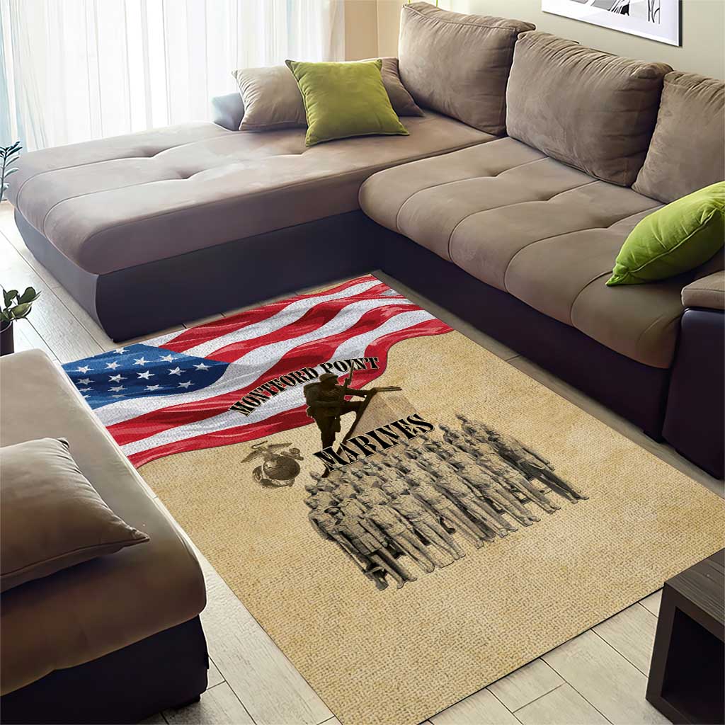 Montford Point Marines Legacy Area Rug First Black U.S. Marines - African Pride