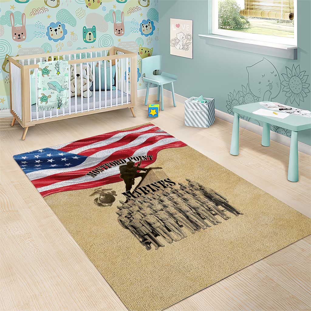 Montford Point Marines Legacy Area Rug First Black U.S. Marines - African Pride