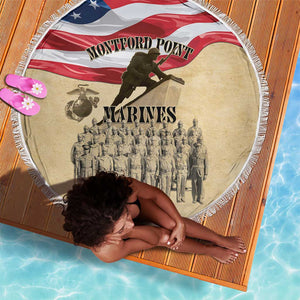Montford Point Marines Legacy Beach Blanket First Black U.S. Marines - African Pride
