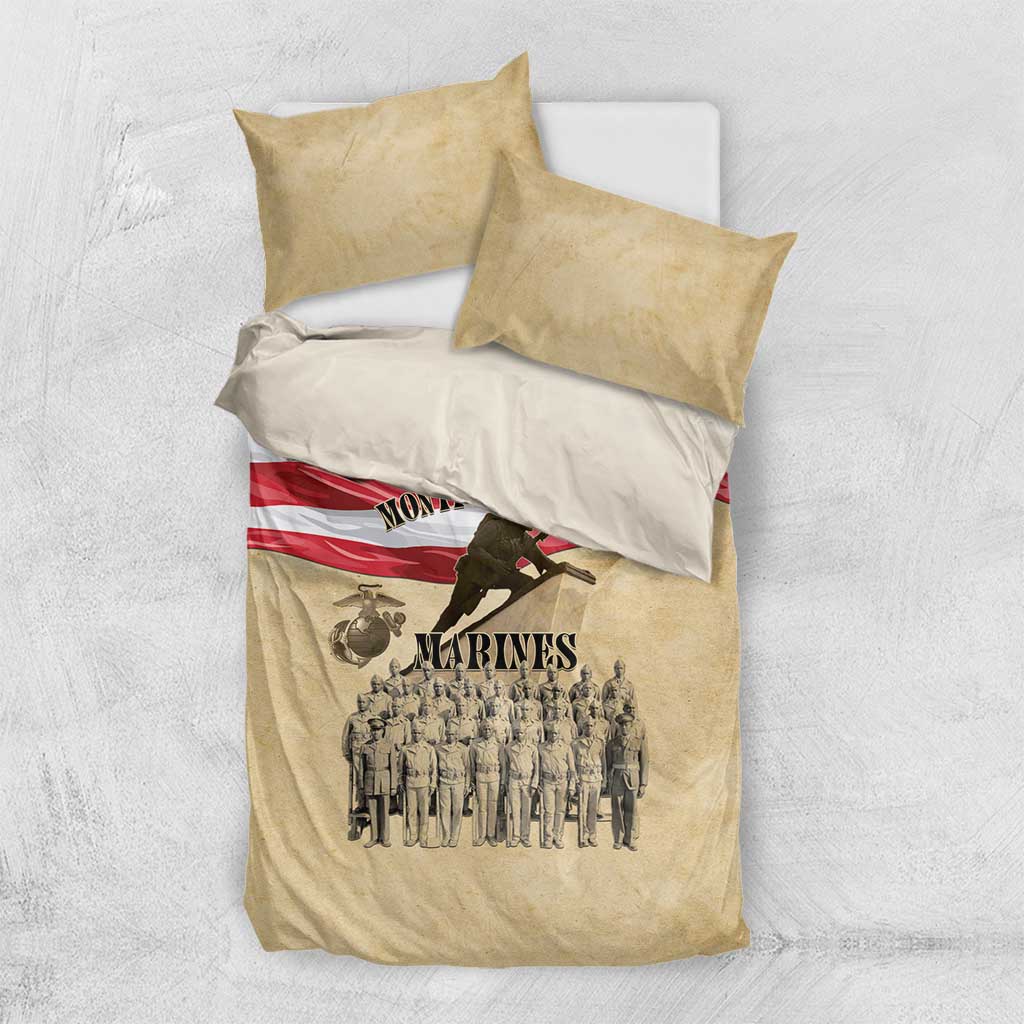 Montford Point Marines Legacy Bedding Set First Black U.S. Marines - African Pride