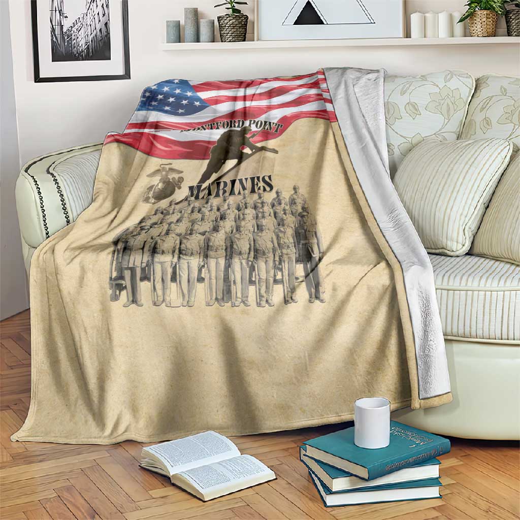 Montford Point Marines Legacy Blanket First Black U.S. Marines - African Pride