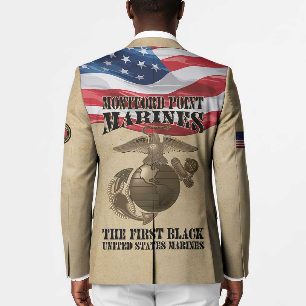 Montford Point Marines 1942-1949 Blazer The First Black Marines