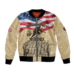 Montford Point Marines Legacy Bomber Jacket First Black U.S. Marines - African Pride
