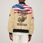 Montford Point Marines Legacy Bomber Jacket First Black U.S. Marines - African Pride