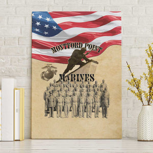 Montford Point Marines Legacy Canvas Wall Art First Black U.S. Marines - African Pride