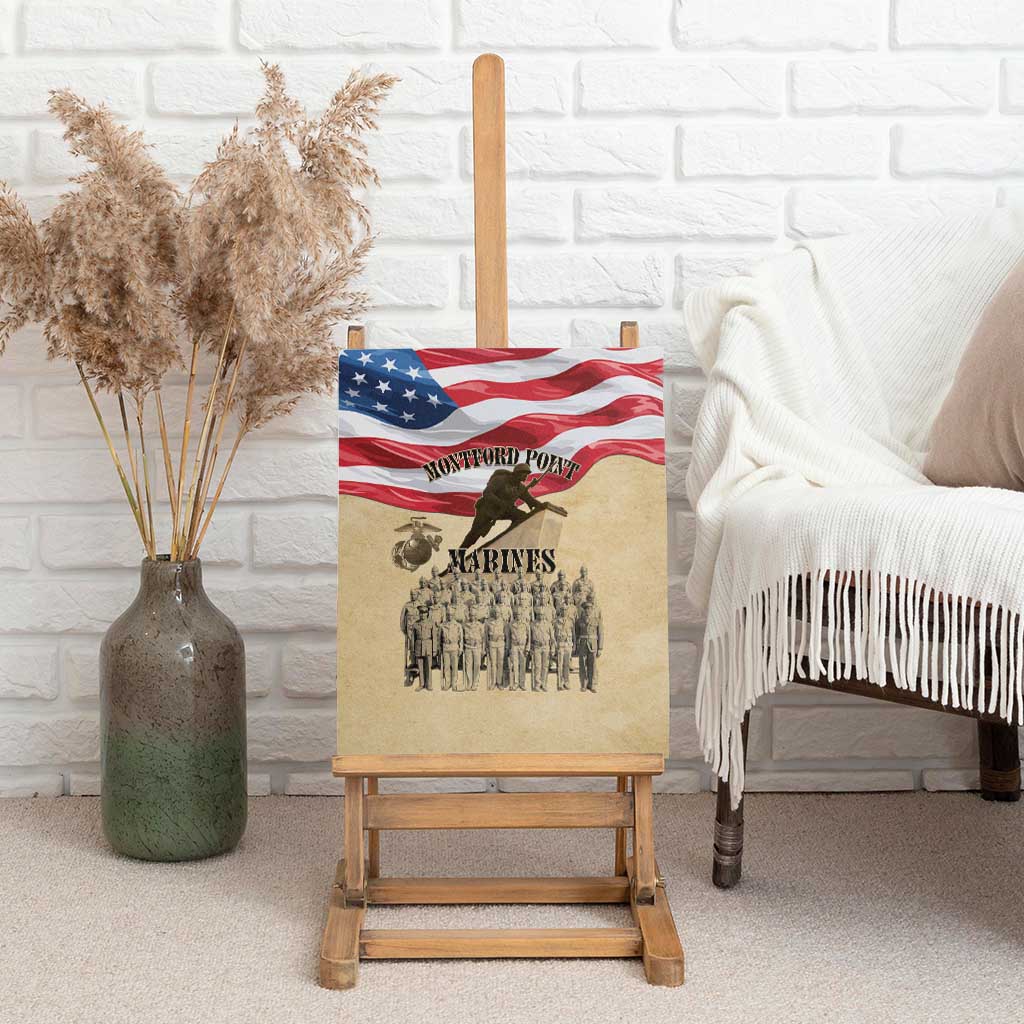 Montford Point Marines Legacy Canvas Wall Art First Black U.S. Marines - African Pride