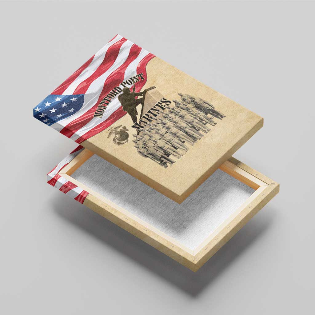 Montford Point Marines Legacy Canvas Wall Art First Black U.S. Marines - African Pride