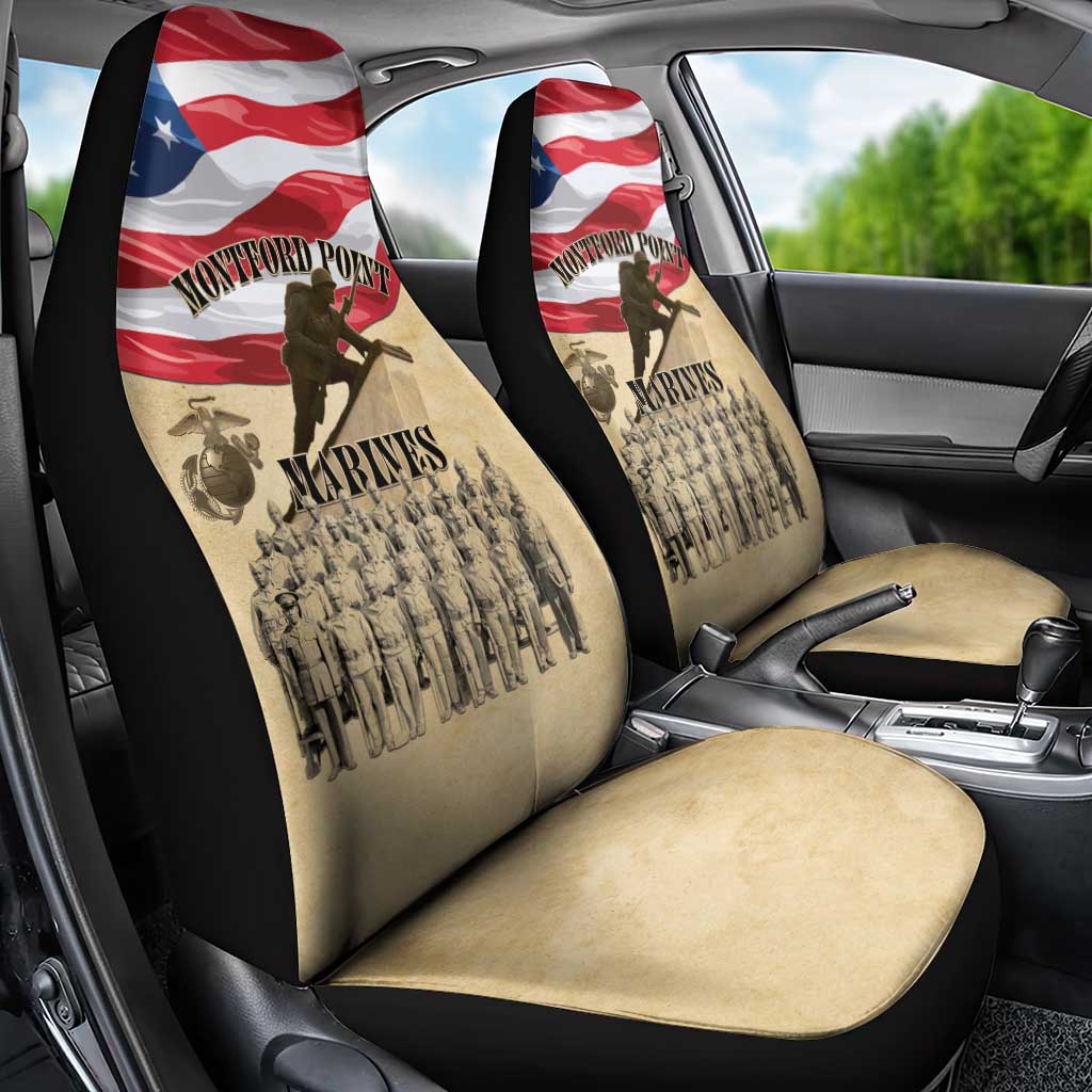 Montford Point Marines Legacy Car Seat Cover First Black U.S. Marines - African Pride