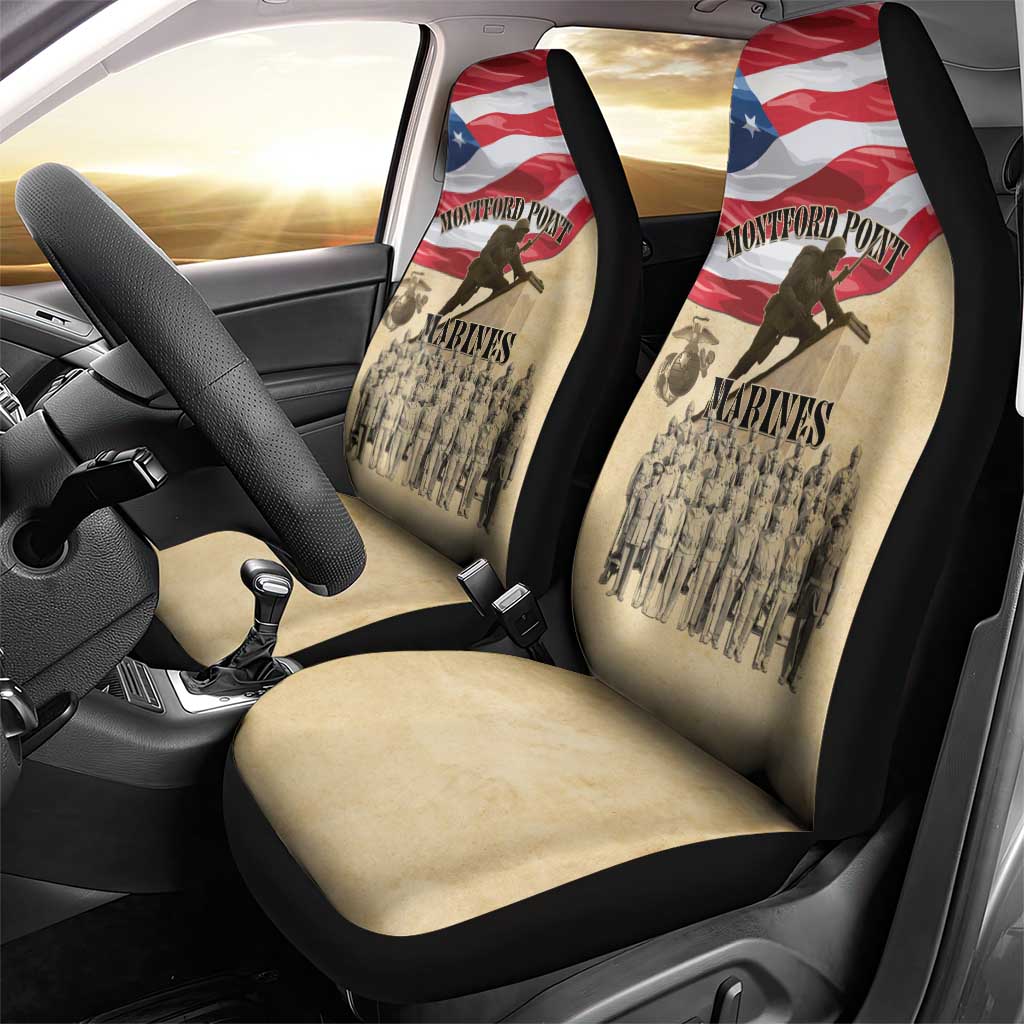 Montford Point Marines Legacy Car Seat Cover First Black U.S. Marines - African Pride