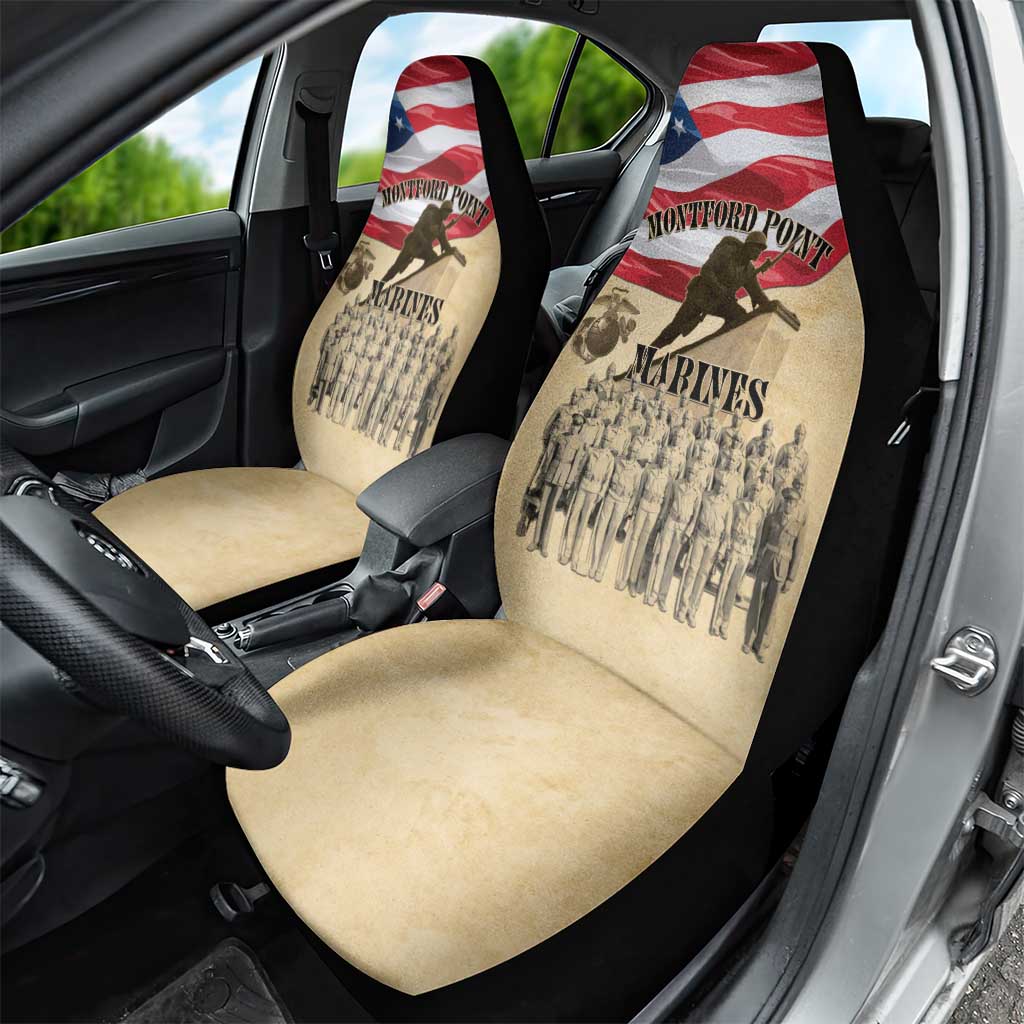 Montford Point Marines Legacy Car Seat Cover First Black U.S. Marines - African Pride